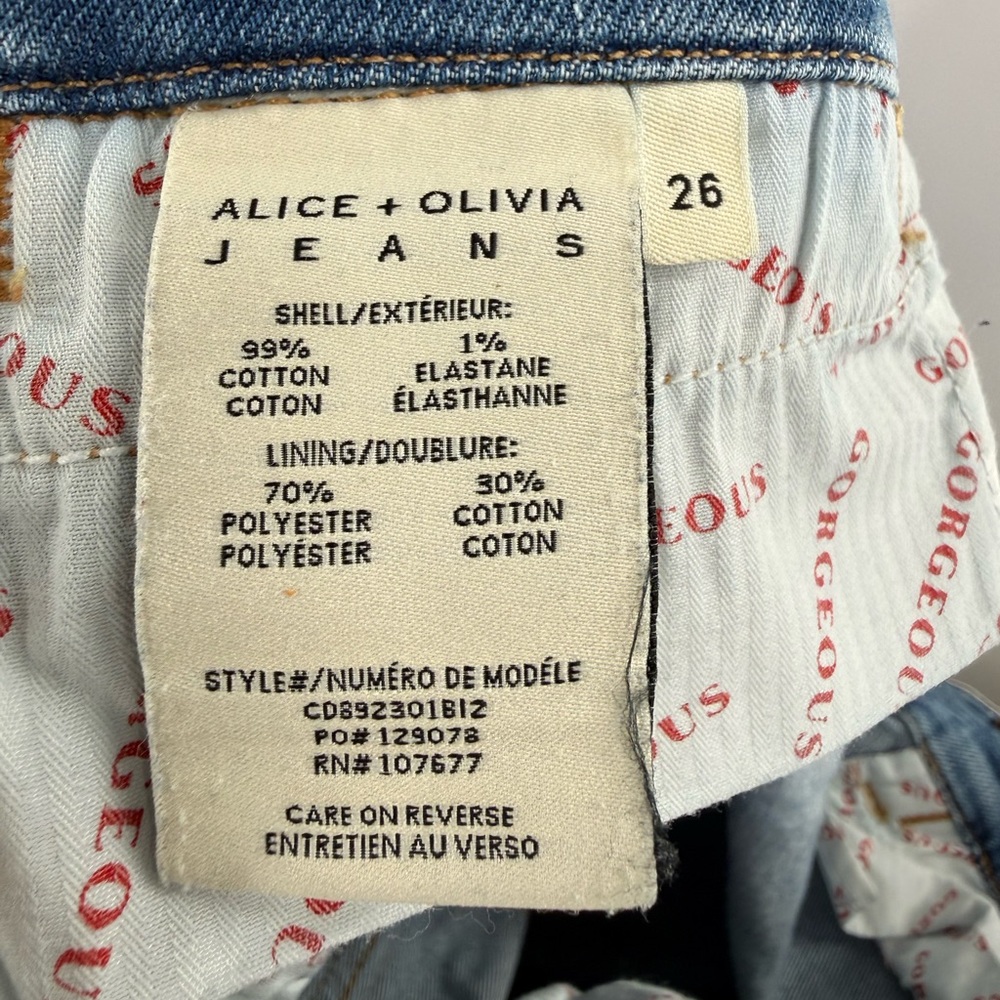 EUC Alice + Olivia Jeans Coin Pocket Ankle Jeans - Picture 12 of 12
